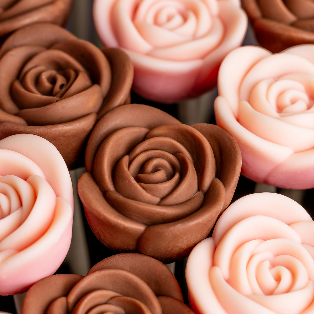 Heart-Shaped Belgian Bouquet™ Chocolate Roses
