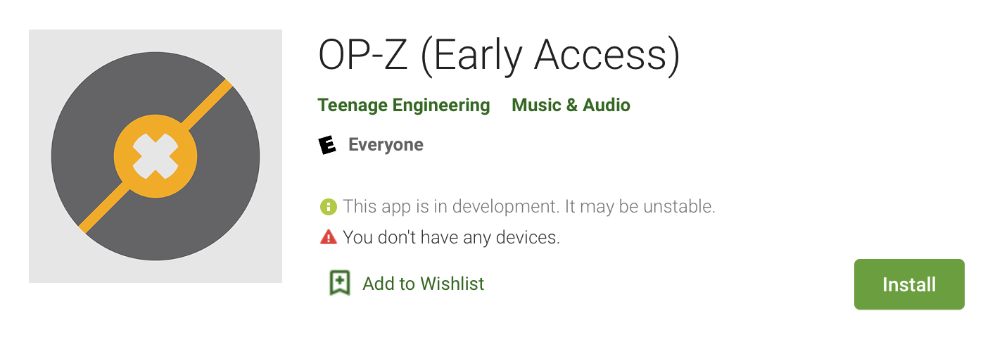 OP-Z Android App